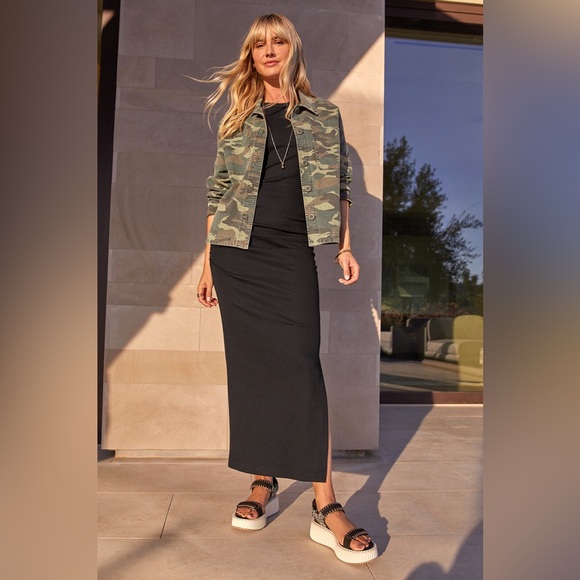 MICHAEL STARS REVOLVE NWOT Calliope Power Shoulder Maxi Dress - Picture 11 of 14